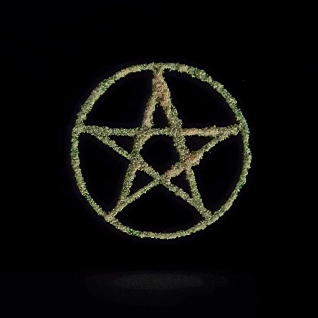 Obraz Symbole żywiołów - akryl, wicca - dobre na prezent