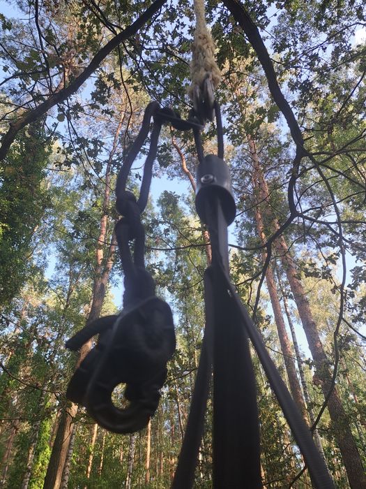 IKEA SVAVA - Huśtawka sensoryczna czerwono czarna - 400.991.98