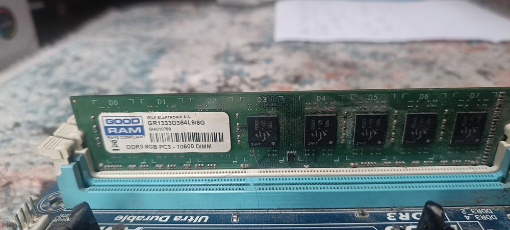 Zestaw - Gigabyte GA-970A-DS3 + AMD FX-6100 + RAM DDR3 8gb 10600