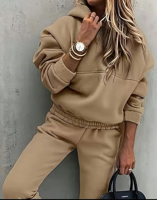 Komplet dresowy damski ocieplany rozmiar 46