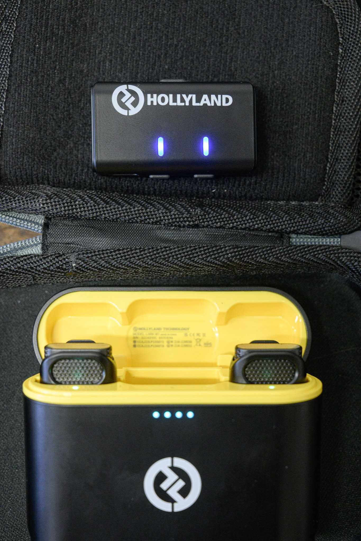 Komplet mikrofonów w etui Hollyland Lark M1 na gwarancji