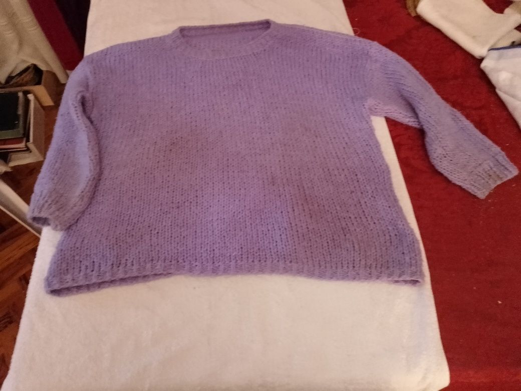 Deseja agasalhar-se?Camisola Roxa quentinhaXL-5E-Casaco Malha2EDesde2E