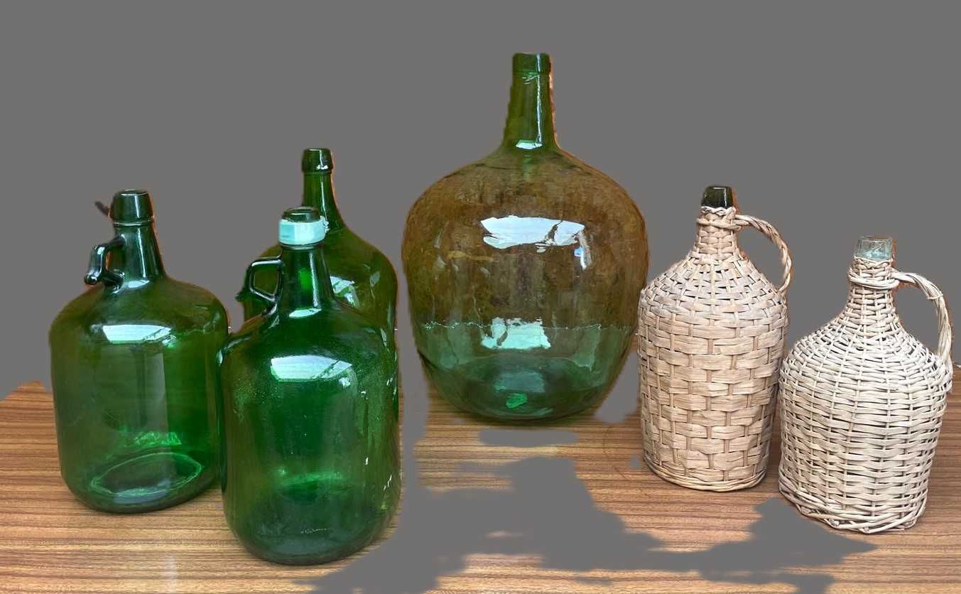 Garrafões antigos para decoração de tertulia