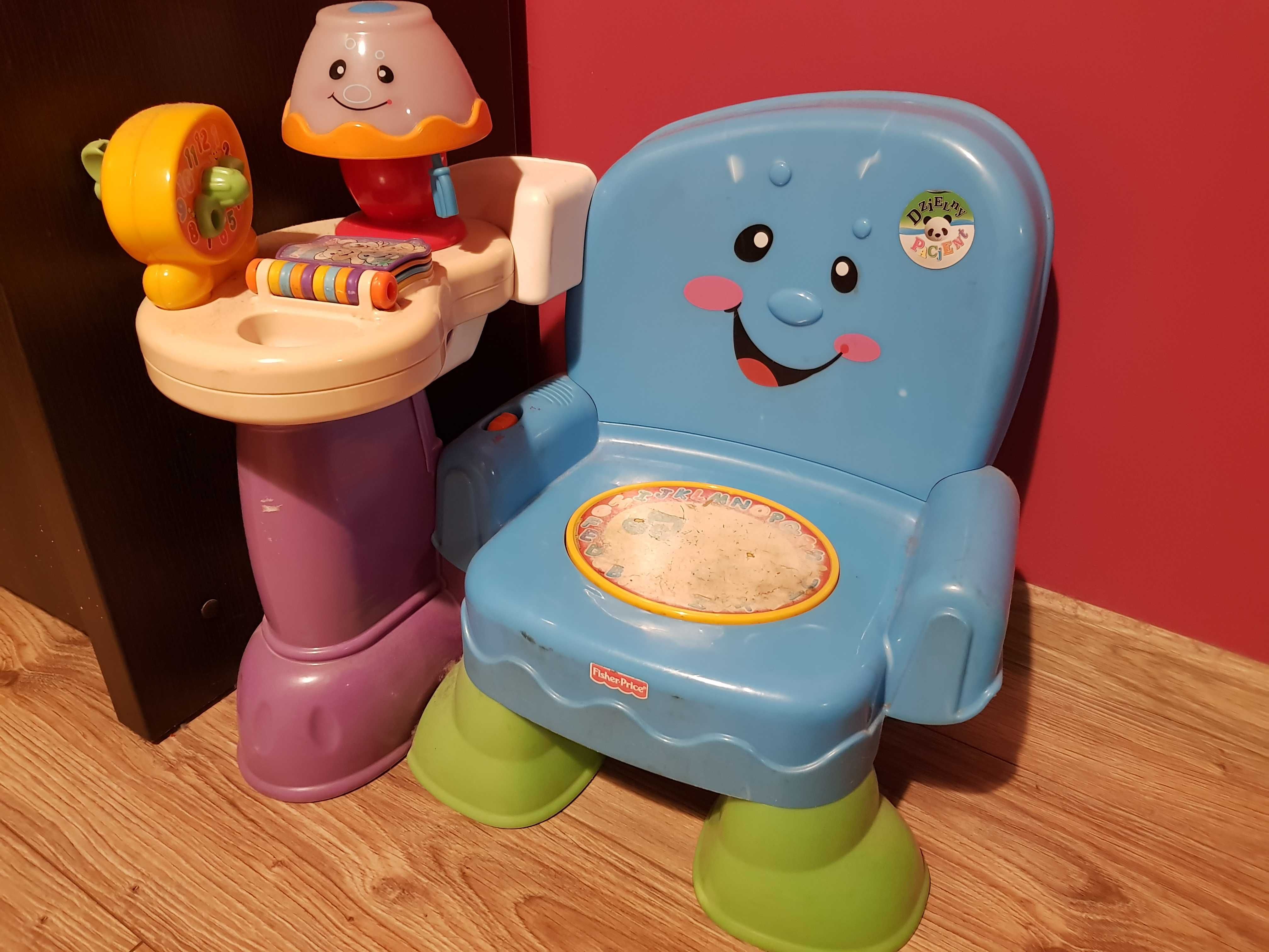 Różne zabawki interaktywne fisher price i inne