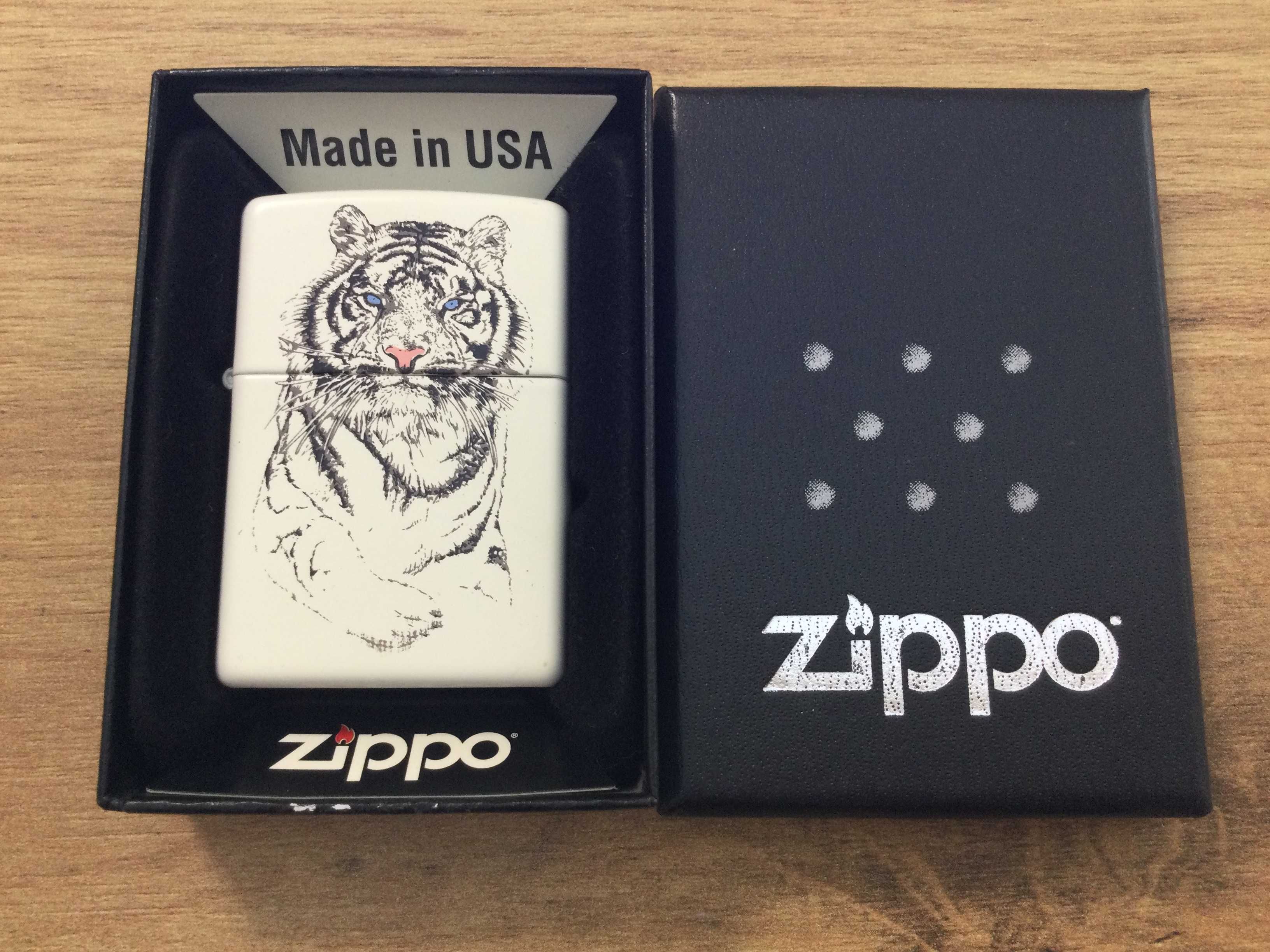 Новая зажигалка Zippo 24810 WHT TGR