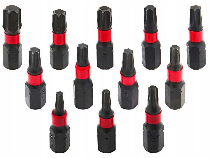 Bity udarowe końcówki zestaw do wkrętarki HEX TORX 32 EL