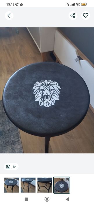 Stołek taboret stolik stylowy - wysyłka