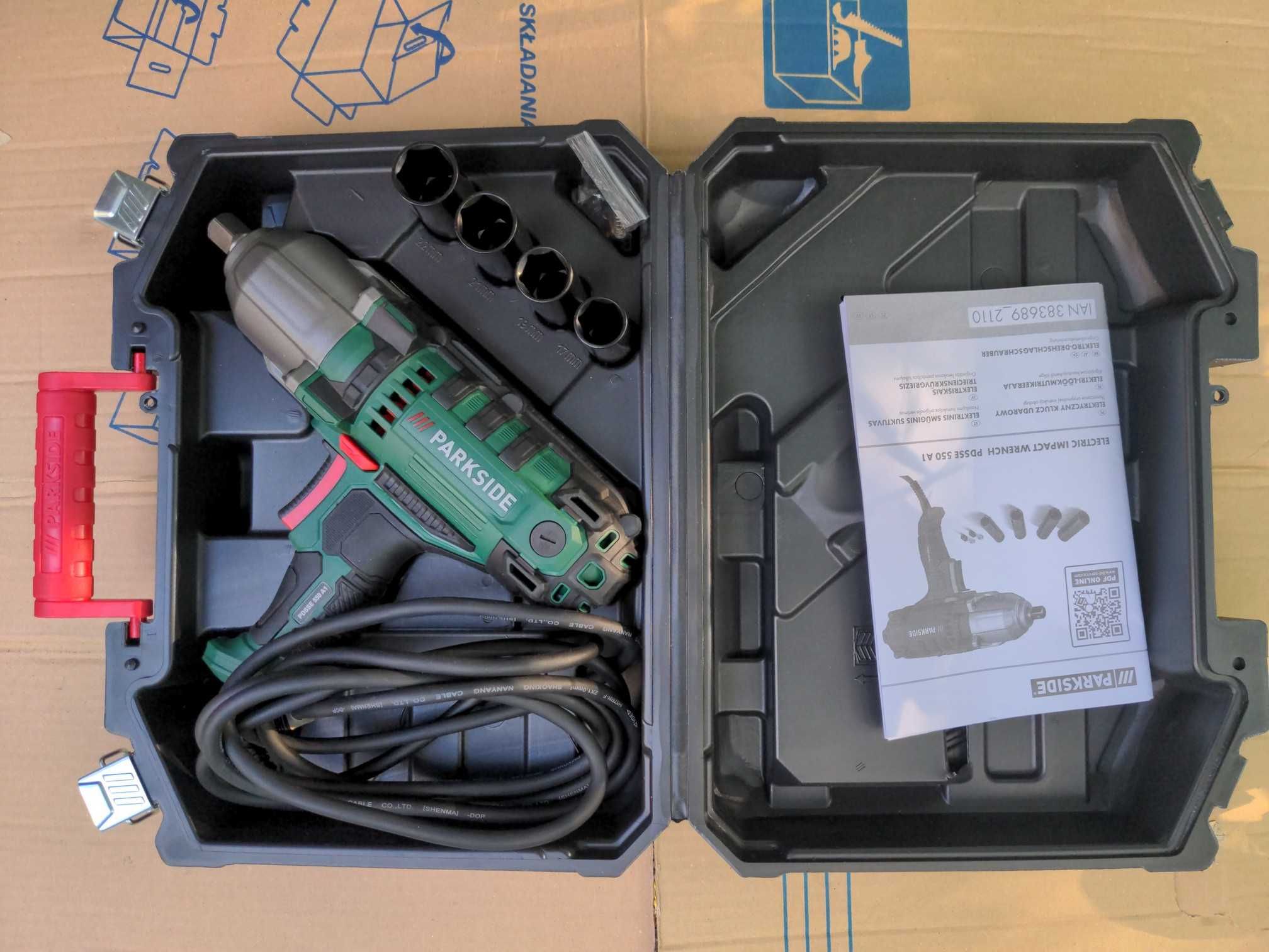 Elektryczny klucz udarowy PARKSIDE PDSSE 550
