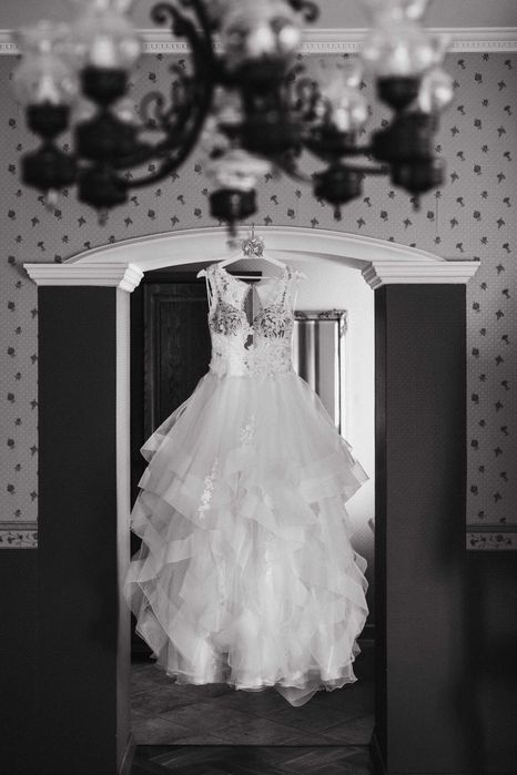 Przepiękna suknia ślubna rozmiar 36, wszyty biustonosz, nowa za 5790