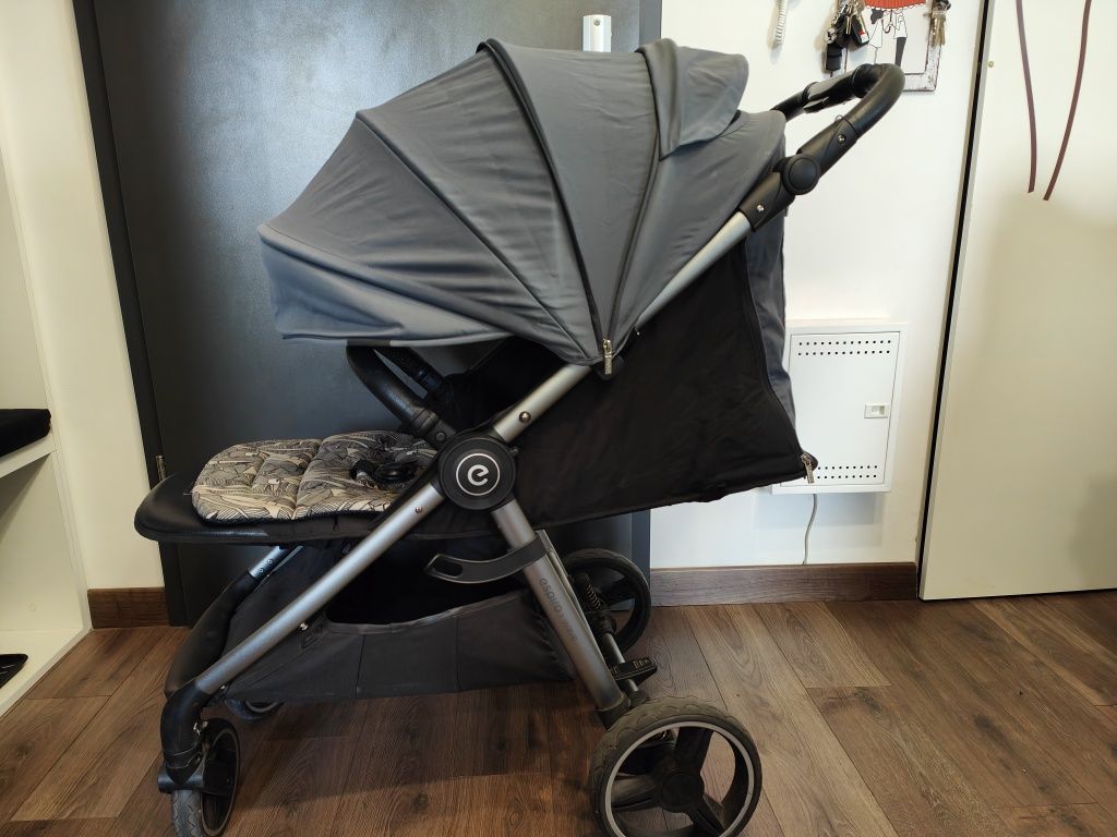 Spacerówka Espiro Wave 2023 Wózek Spacerowy 217 Anthracite Stone