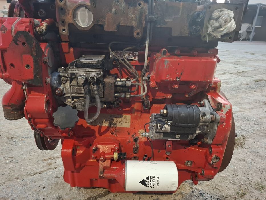 Silnik perkins 1104 RK 4cyl turbo części sprężarka klimatyzacji