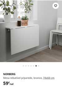 Mesa Ikea rebativel para parede 30€