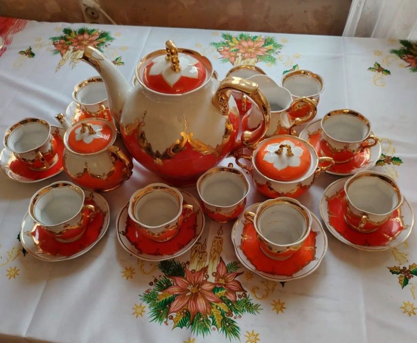 Продам вінтажний сервіз «Бутон» (Баранівка, СРСР), порцеляна.