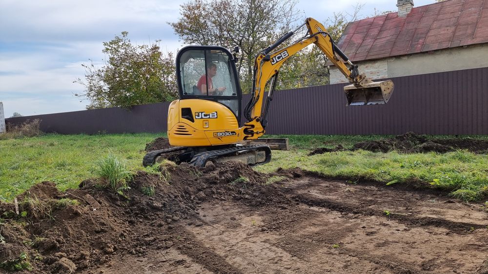 Оренда міні екскаватора Послуги міні екскаватора Оренда екскаватора