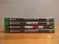 Gry na xbox one: NBA 2K20, battlefront 2, far cry 5 i AC valhalla