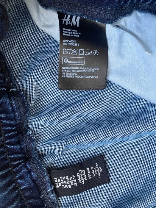 H&M jeansy na gumie rozciągliwe