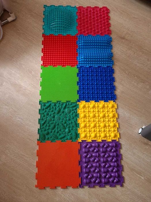 ЧОРНА Пʼятниця|Масажний ортопедичний килимок для діток 10 пазлів