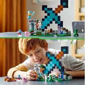 Klocki LEGO MINECRAFT 21244 Bastion Miecza Nowe Poznań