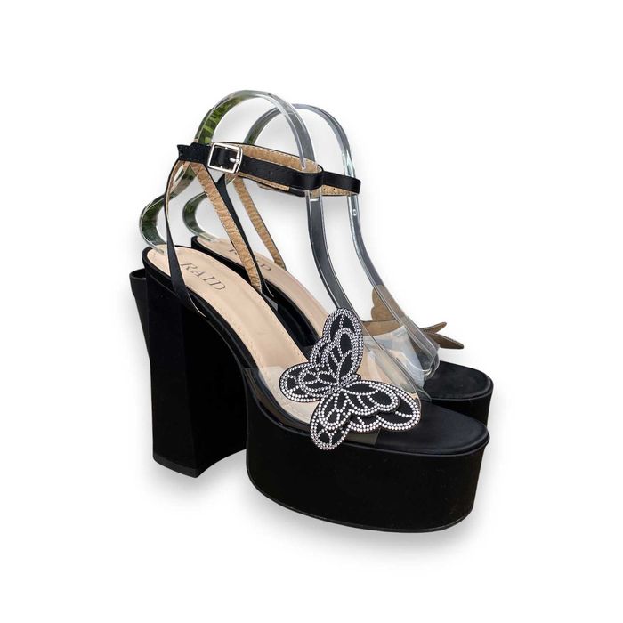 Raid London Elizah r. 38 – eleganckie sandały satynowe na obcasie