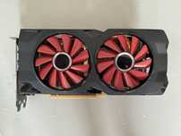 Karta graficzna XFX Radeon RX 570 4 GB uszkodzona