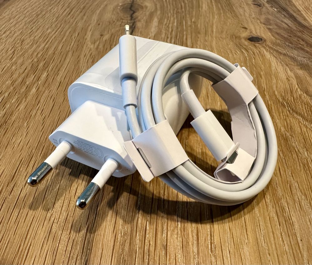 Ładowarka do iPhone + kabel 1m usb-c/lightning 2 szt
