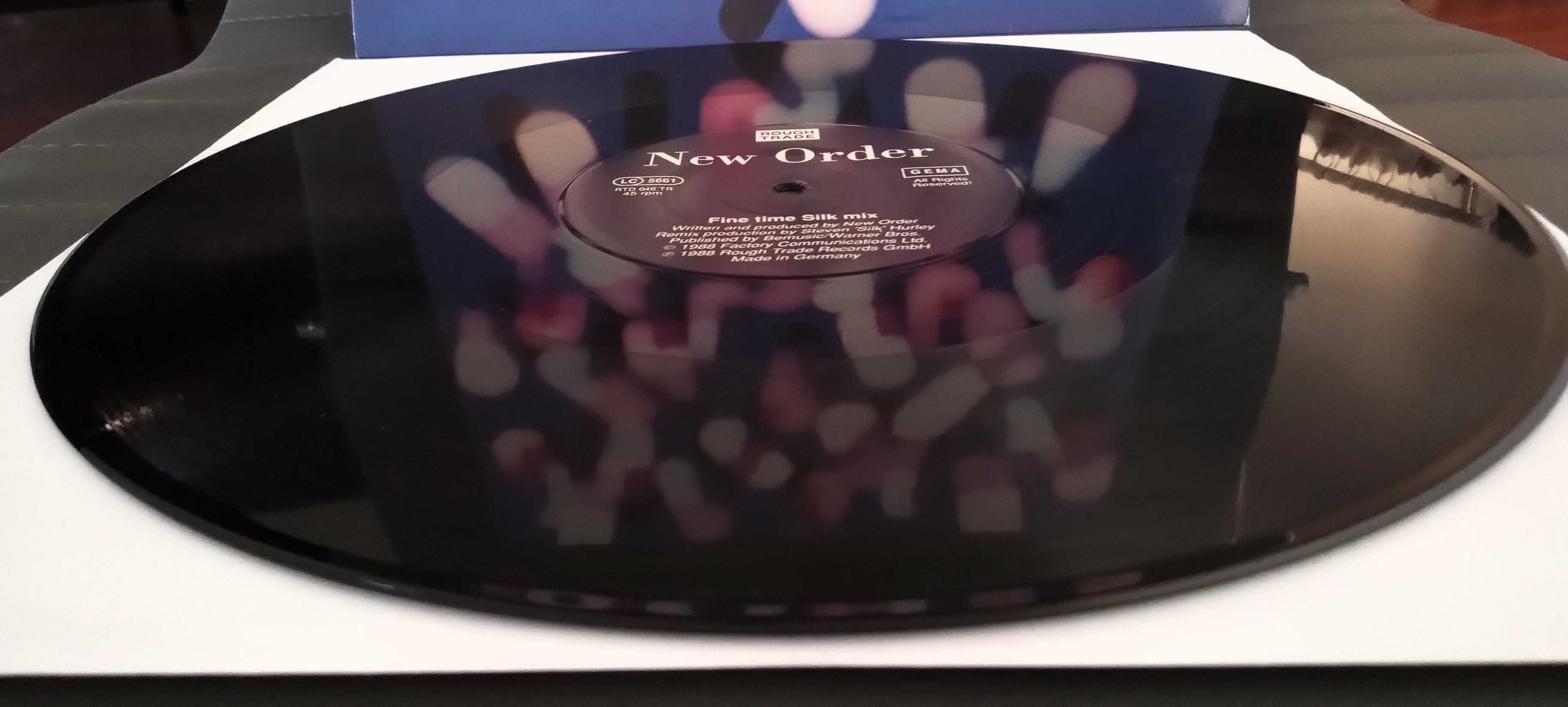 Płyta Winylowa New Order (byłe Joy Division) Fine Time Silk Mix+GRATIS
