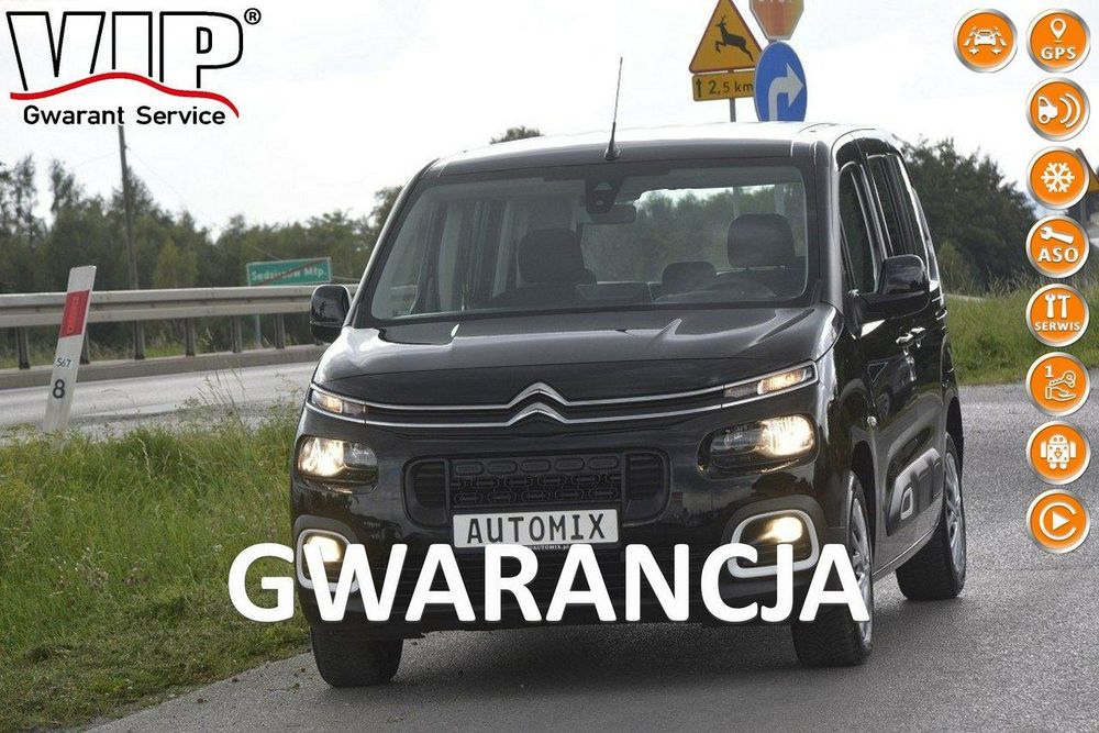 Citroën Berlingo 1.5BlueHDI Android Auto doinwestowany gwarancja przebiegu bezwypadkowy