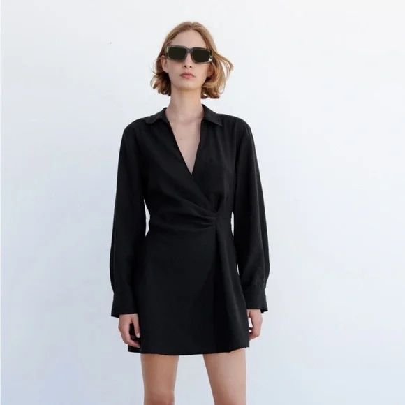 Сукня плаття рубашка сорочка від Zara розмір М 46