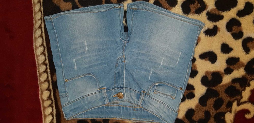 Джинсові шорти Zara 7-8 (128) - стан нових