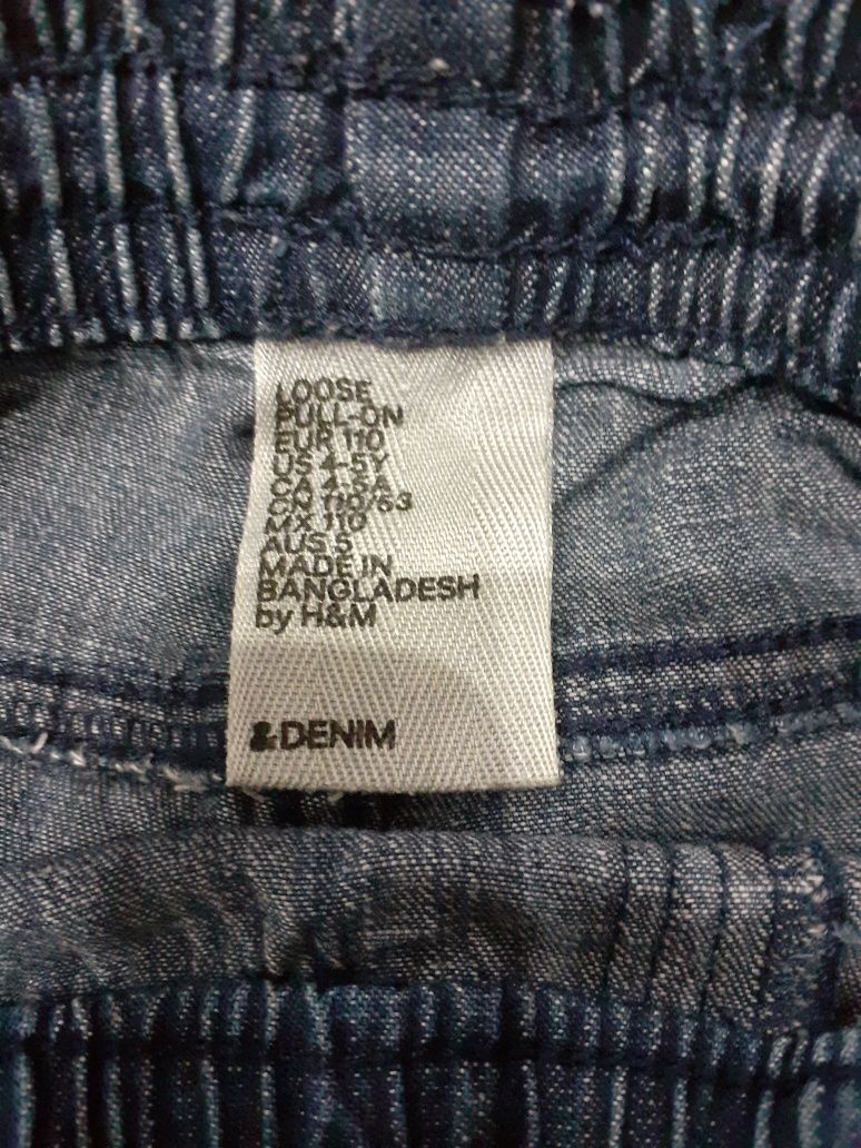 Spodnie jogery dziewczęce H&M roz. 110