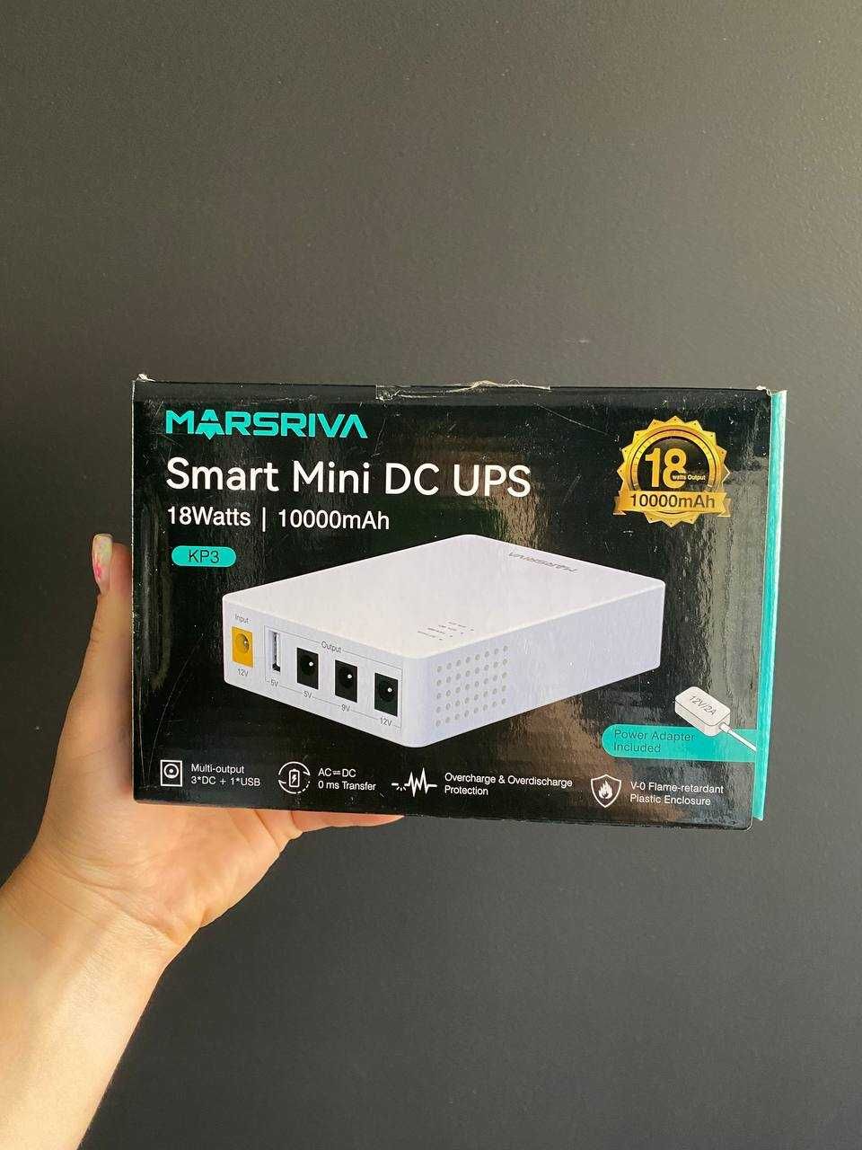 ИБП для роутера Marsriva Smart Mini DC UPS KP3 (10000 мАч)