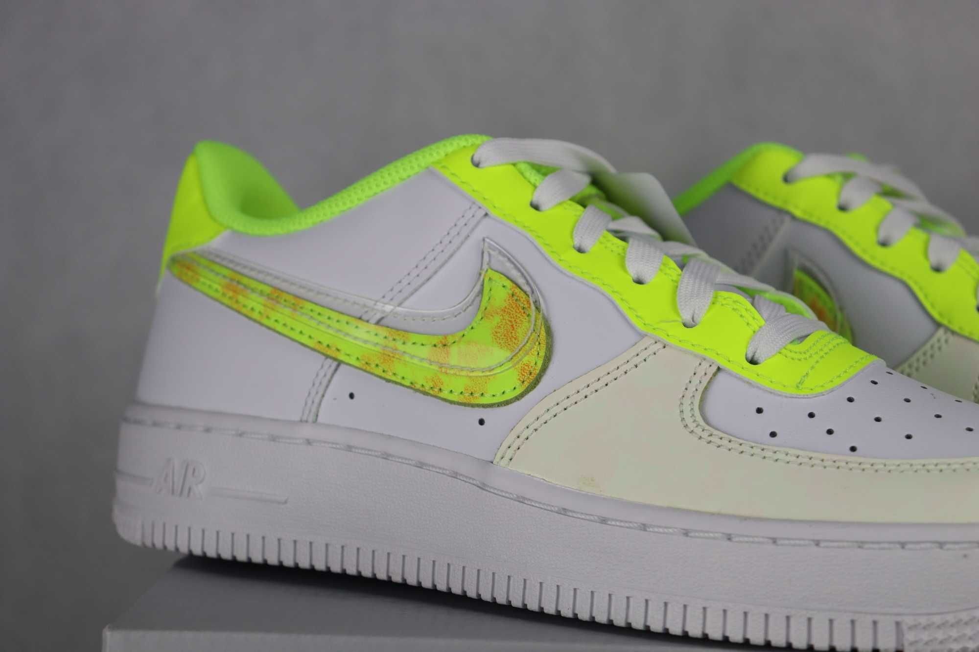 Nike Air Force 1 Low White Citrin 39 *NOWE*