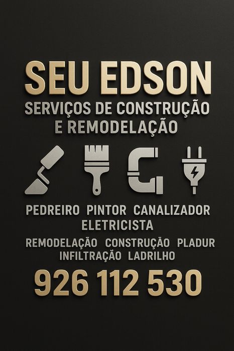Serviço: remodelação, construção, eletrica, infiltraçao, ladrilho, etc