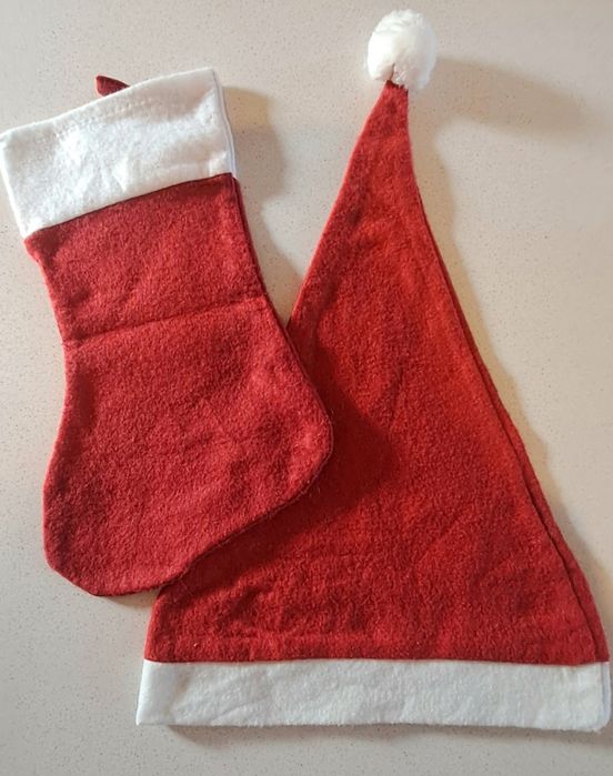 Conjunto Gorro + Bota de Natal, Novos