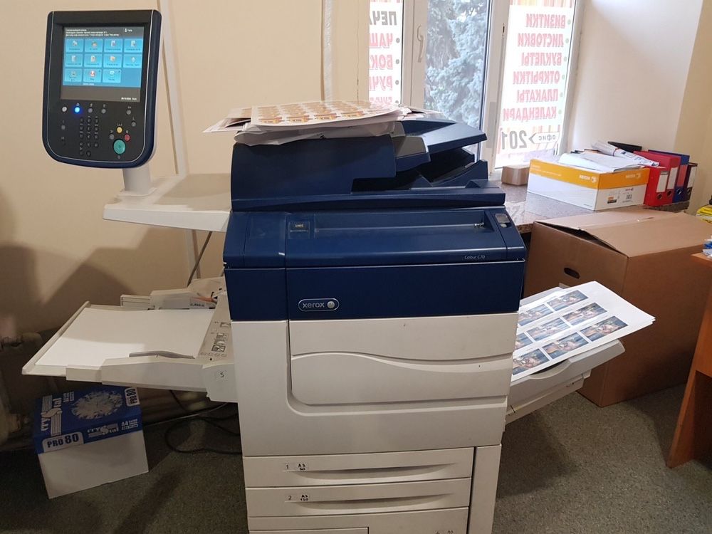 Продам  Цифровая печатная машина Xerox Color C 70