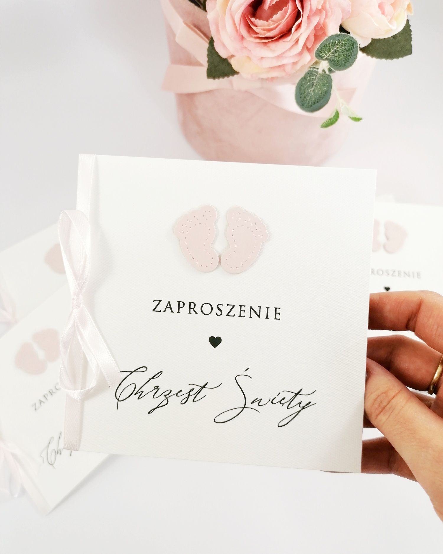 Zaproszenia na Chrzest ze zdjęciem