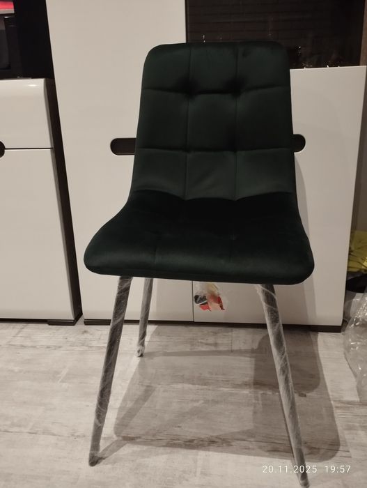 Krzesło butelkowa zieleń