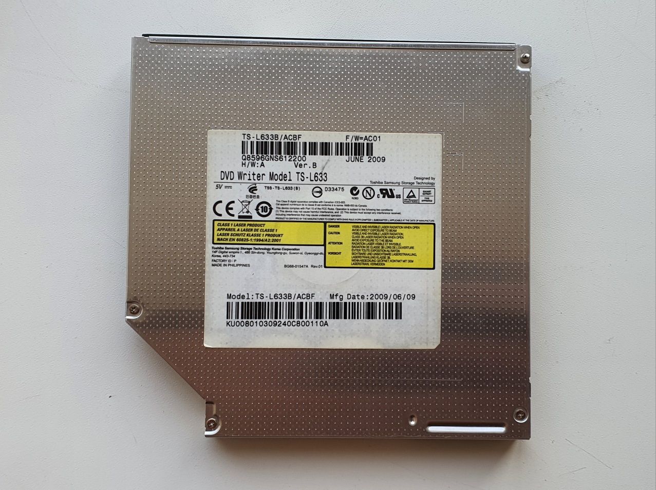 Оптический привод DVD-RW Acer Aspire 5738ZG, TS-L663