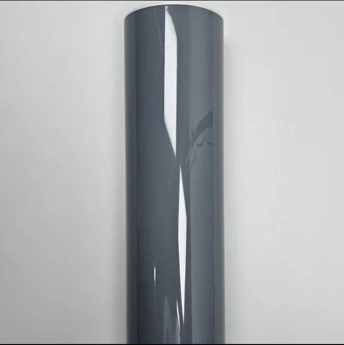 Вінілова плівка сірий глянець , плівка для автомобіля сіра глянцева.