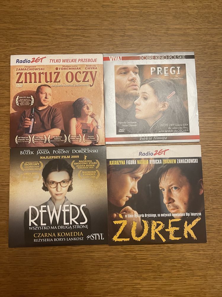 Filmy DVD polskie filmy pręgi rewers żurek zmruż oczy