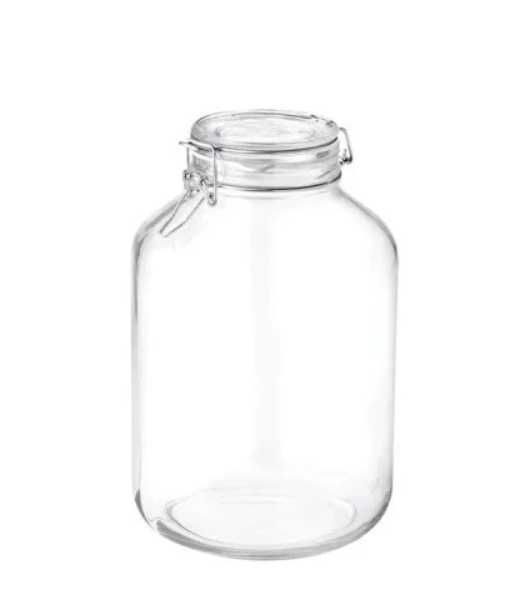SŁOIK szklany  SŁÓJ Z KLIPSEM wek 5L 5000ml