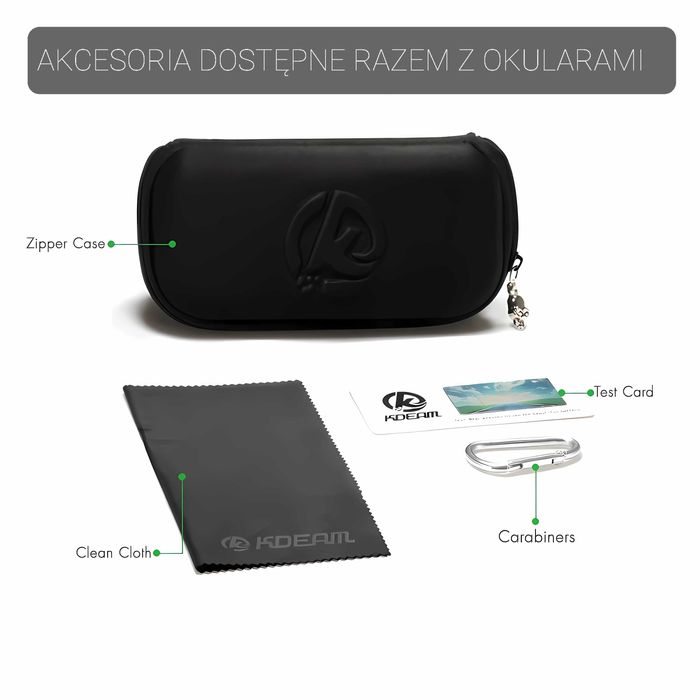 OKULARY PRZECIWSŁONECZNE. Polaryzacyjne HD. Camouflage/Black. Sportowe