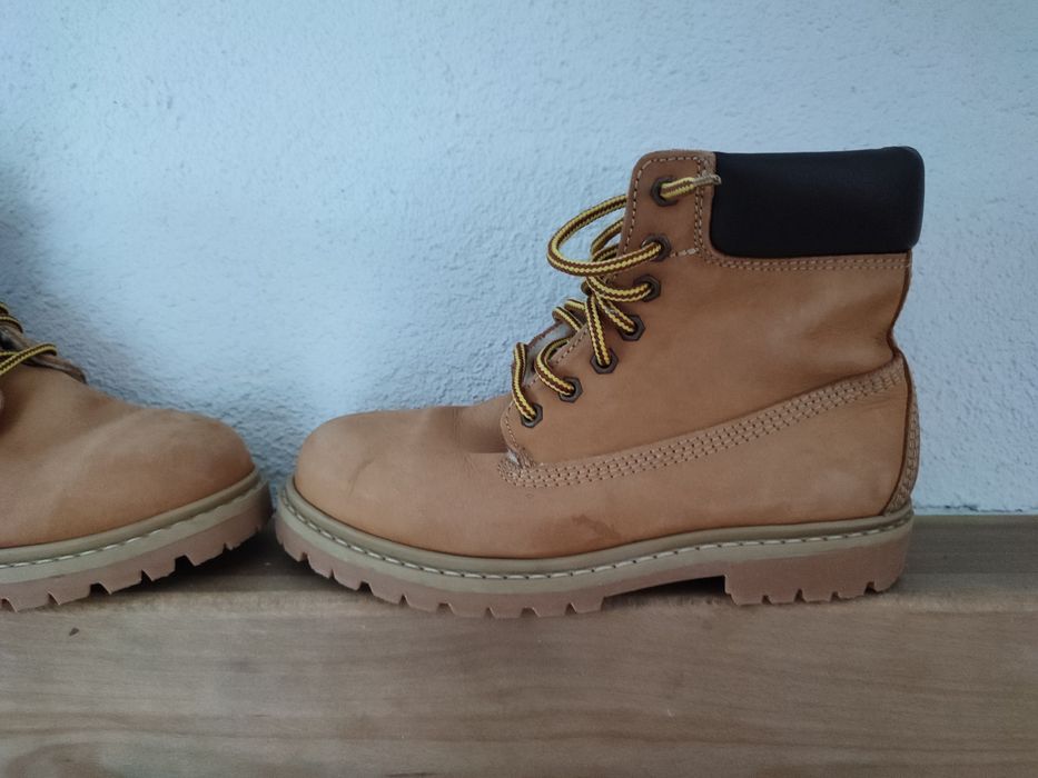 Roots original beżowe timberki  buty trapery r.35