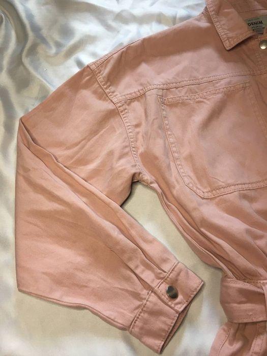 Джинсовий комбінезон з карманами