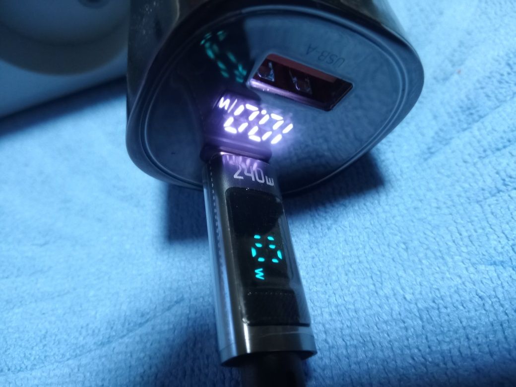 Кабель Essager PD3,1 240W 2 метра з дисплеєм.