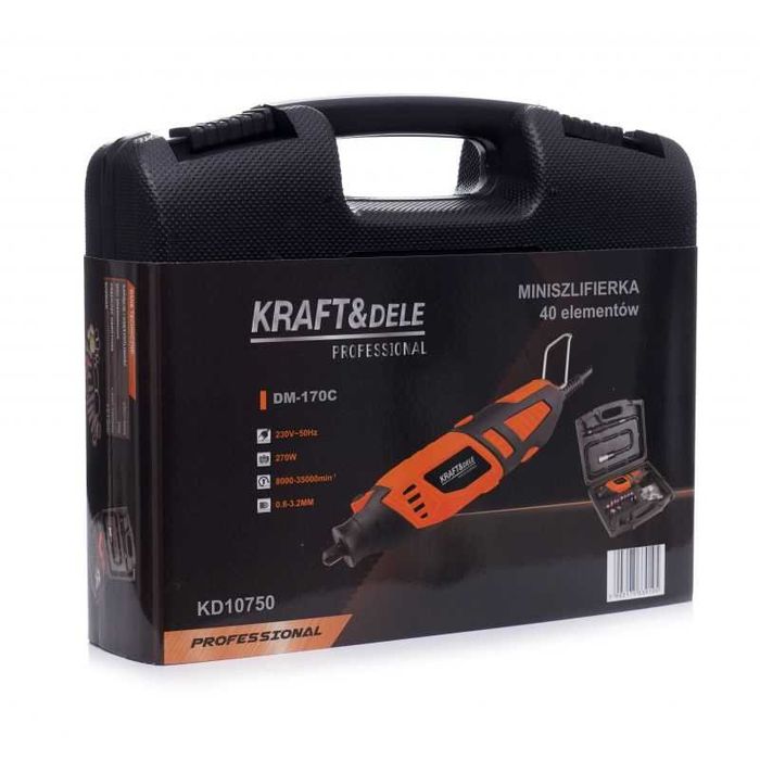 Mini szlifierka 270W + akcesoria 40el. KD10750