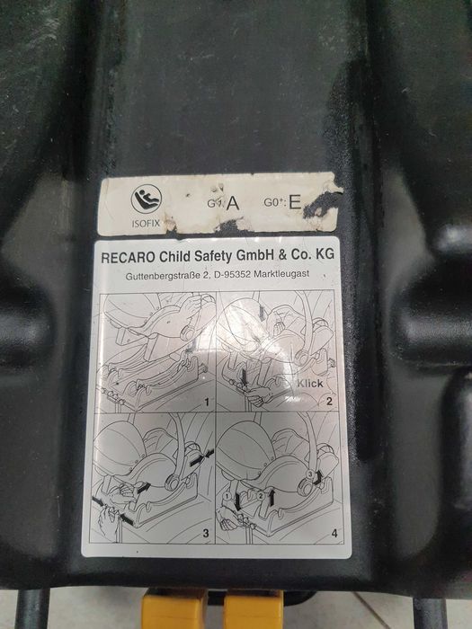 baza isofix do fotelika Recaro 0-13