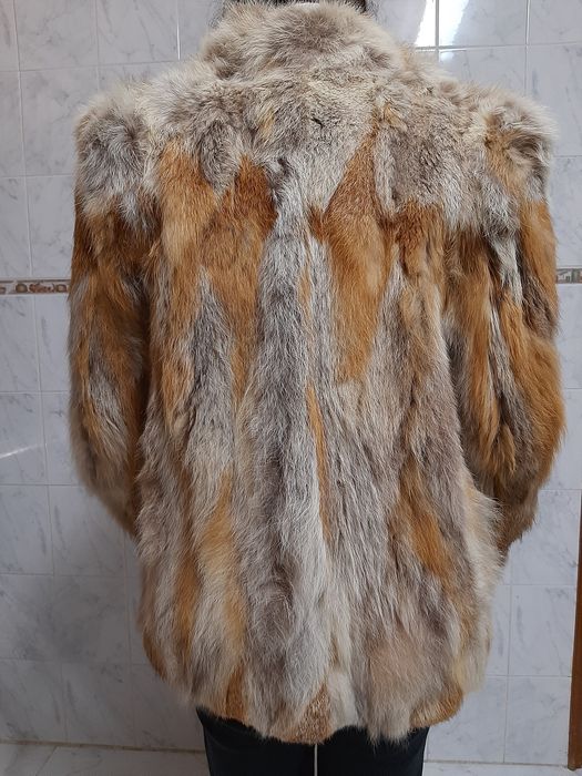 Casaco senhora pele raposa