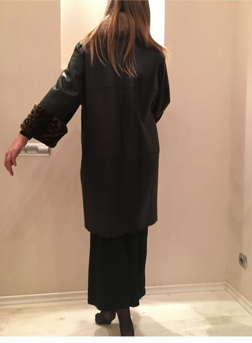 Дубленка женская двусторонняя 54 размер