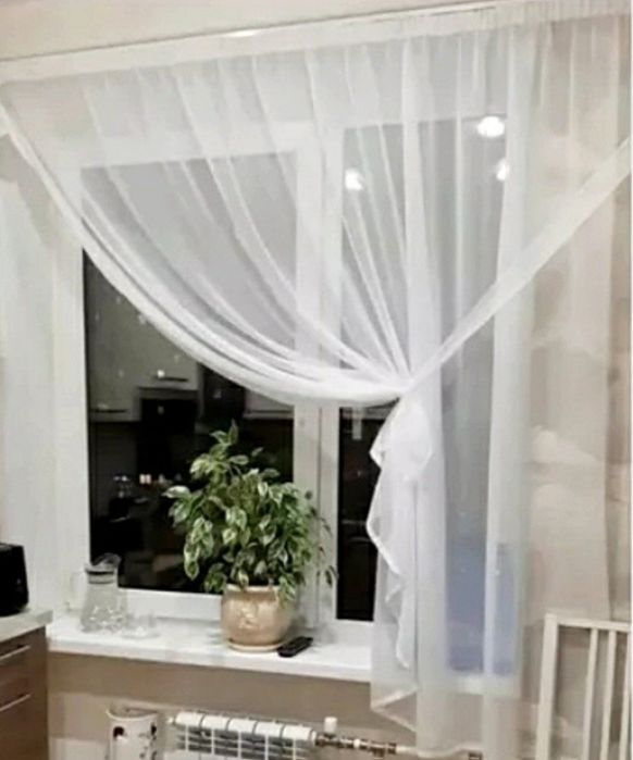 Тюль до підвіконня. Гарна якість.